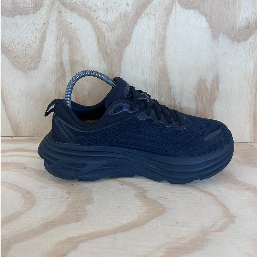 Hoka One One - Bondi 8 - Running Shoes - Black - Women's - 7.5B - 1127952 BBLC - Picture 5 of 9